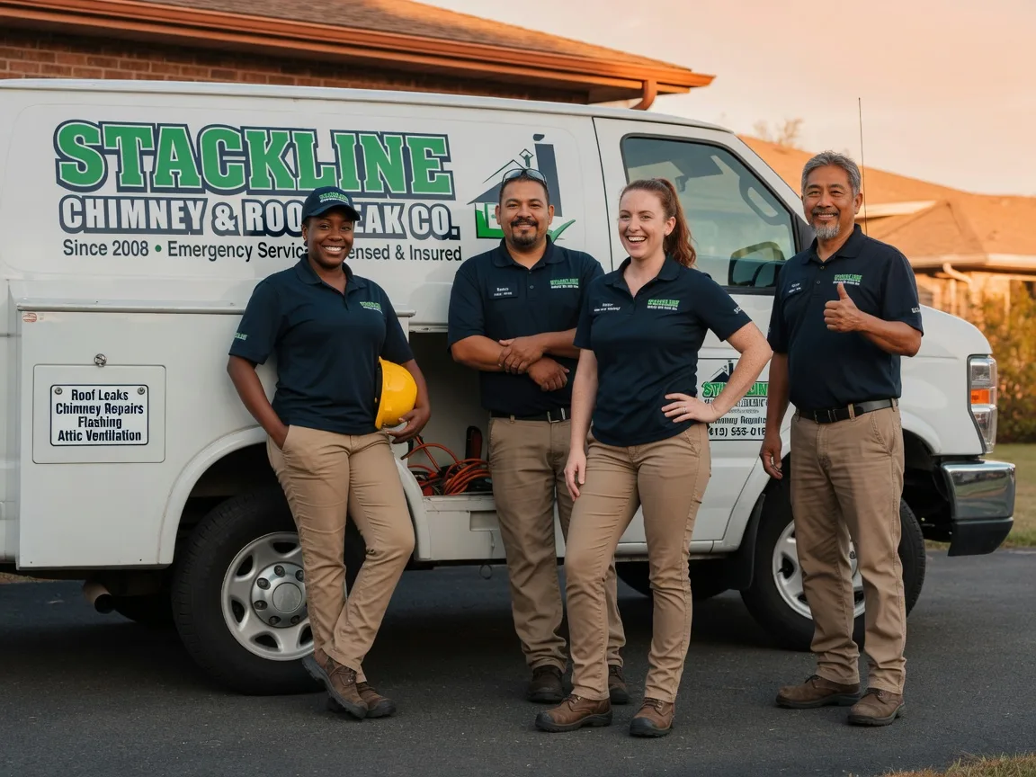 Chimney flashing repair company in Genoa City, WI